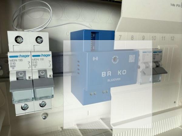 BROKO BL220VRX - Funk-Empfänger für KWL Hutschiene 16A NO&NC DIBt